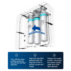 Water Machine 100G Card Type Direct Drinking Water Purifier, OEM/ODM Manufacturer for Household Kitchen Reverse Osmosis water purifier RO Water filter system Pure Electric